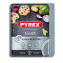 Voir la diapositive 2 : PYREX Plaque de cuisson 33x25cm en métal MAGIC SILVER