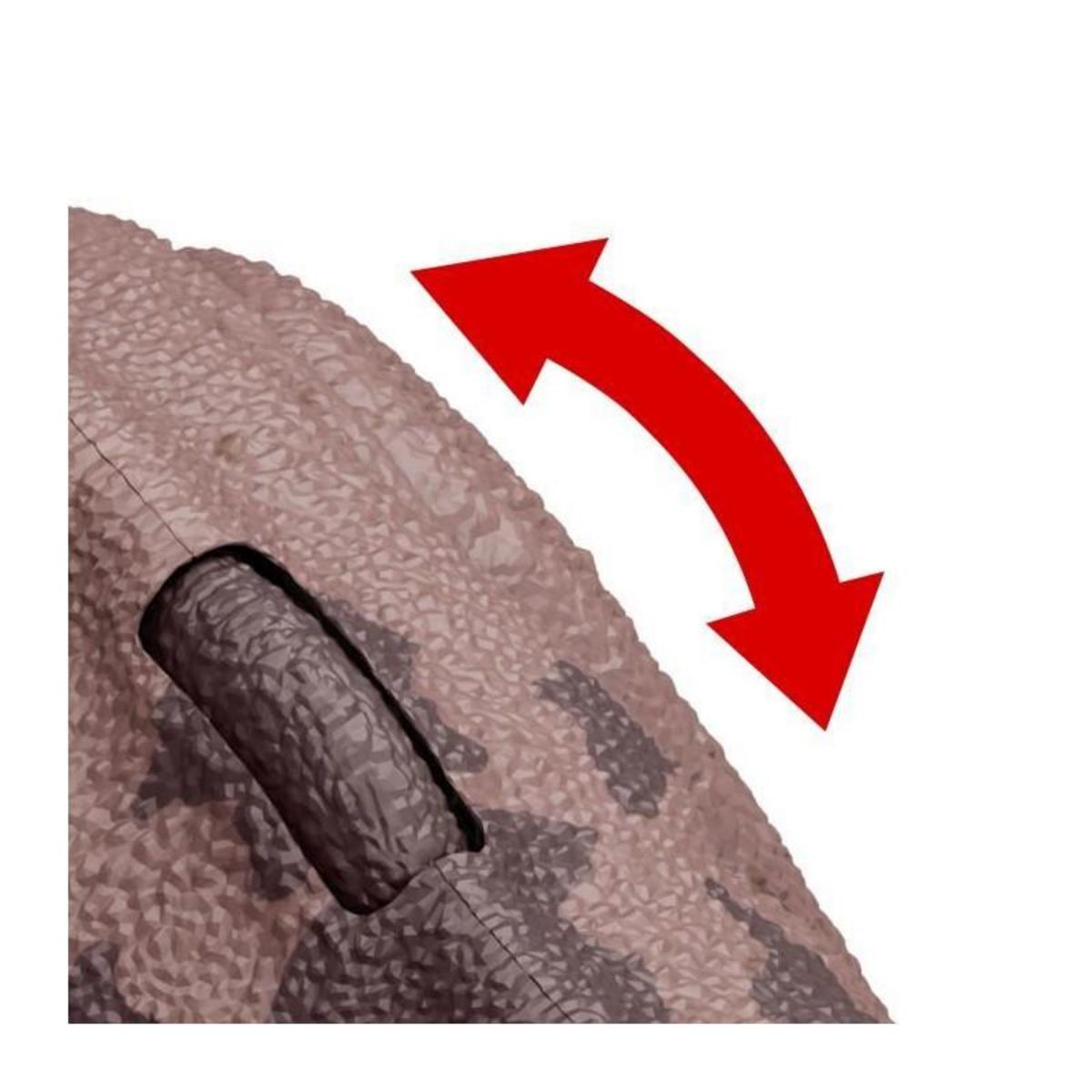 MATTEL Jurassic World-Pachyrhinosaurus Rugissement Féroce-Figurine articulée HTK72