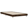 Voir la diapositive 5 : VIDAXL Cadre de lit sans matelas chene fume 100x200 cm bois ingenierie