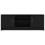 Voir la diapositive 5 : VIDAXL Meuble TV noir 102x30x37,5 cm bois d'ingenierie