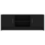 Voir la diapositive 5 : VIDAXL Meuble TV noir 102x30x37,5 cm bois d'ingenierie