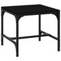 Voir la diapositive 2 : VIDAXL Table basse Noir 50x50x35 cm Bois d'ingenierie