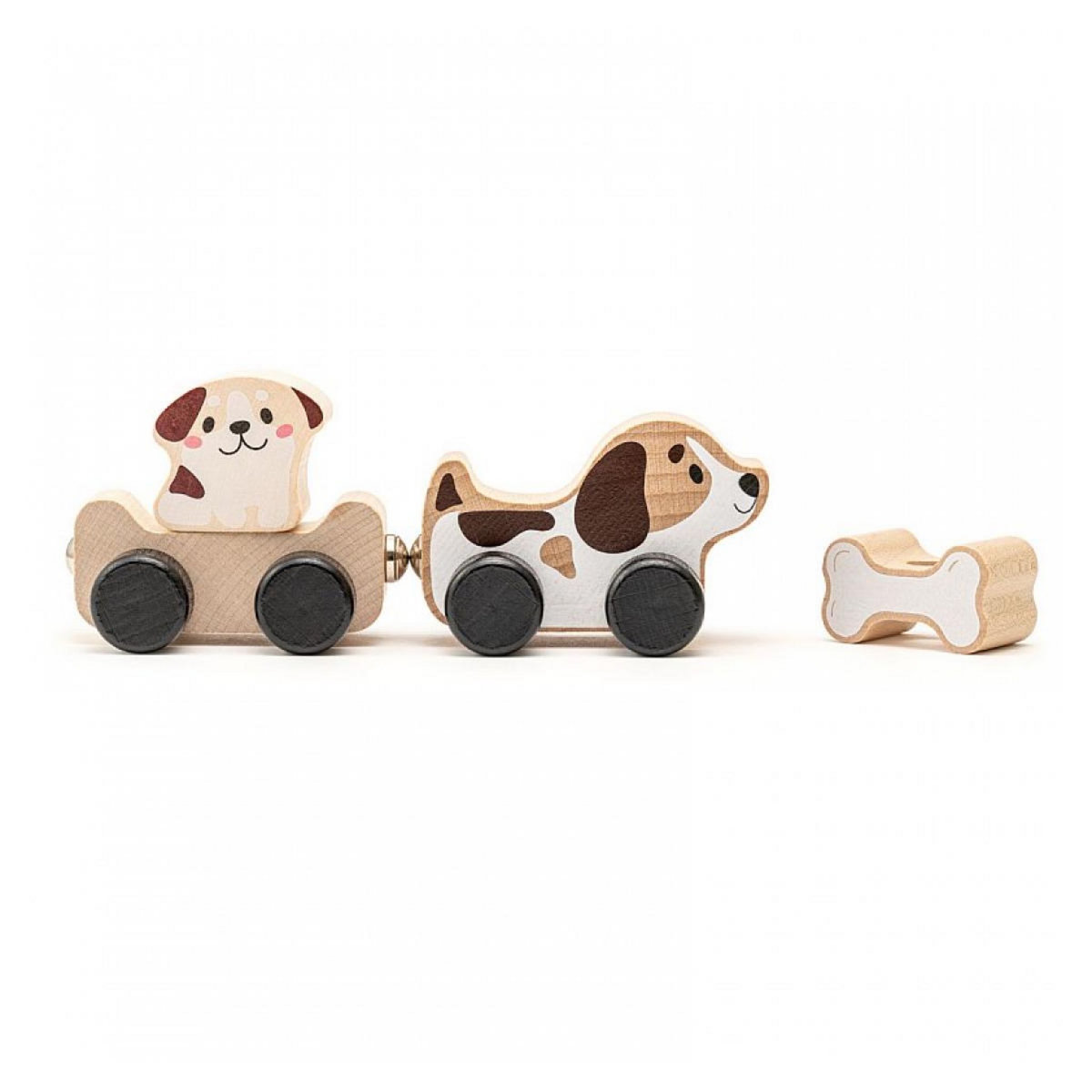 CUBIKA Clever Puppies chien en bois