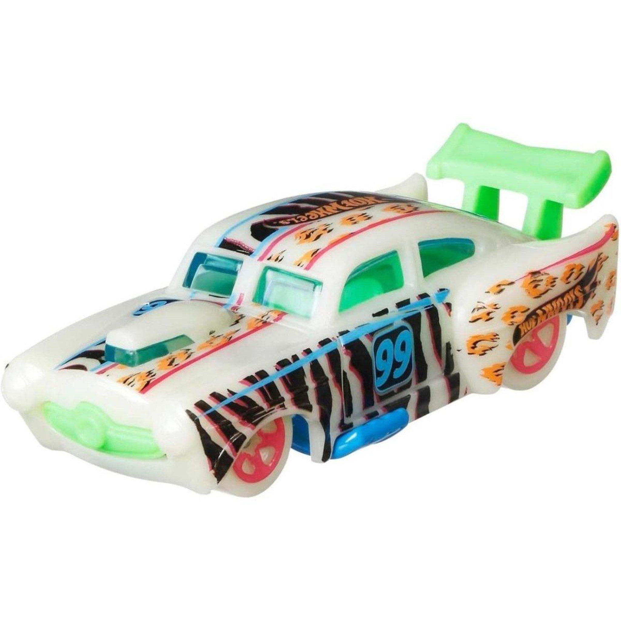 Voir la diapositive 3 : MATTEL Coffret hot wheels  hcb57 monster trucks - 10 véhicules phosphorescents
