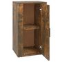 Voir la diapositive 4 : VIDAXL Buffet Chene fume 40x33x70 cm Bois d'ingenierie