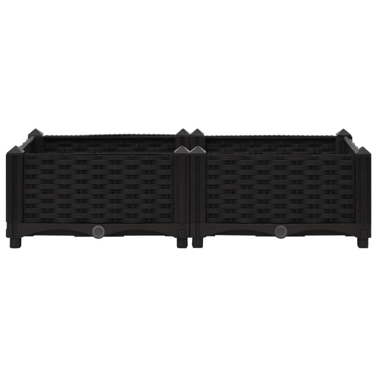 VIDAXL Lit sureleve 80x40x23 cm Polypropylene