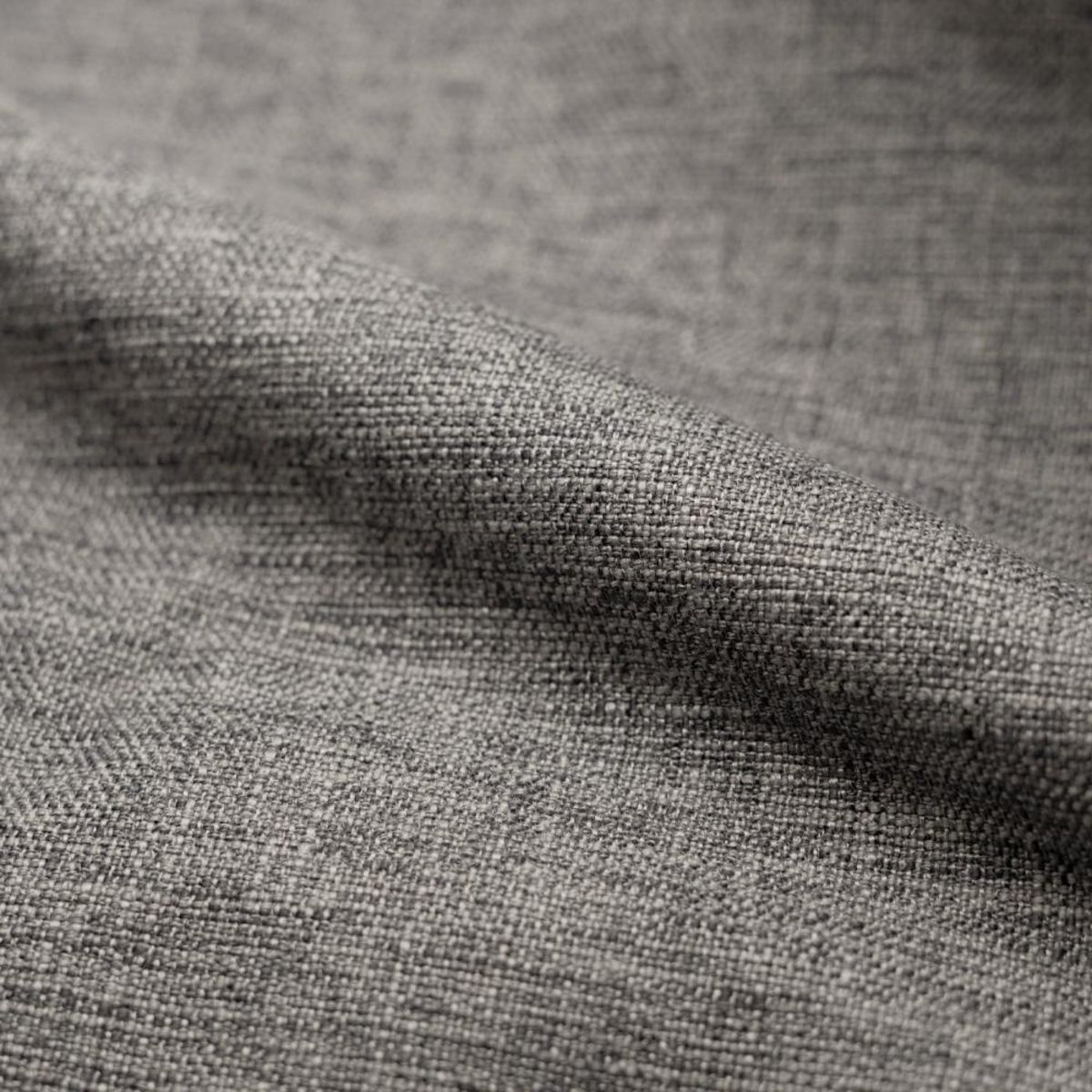 Rendez vous déco Fauteuil capitonné en tissu gris - Carmen