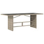 Voir la diapositive 4 : VIDAXL Ensemble a manger de jardin et coussins 9 pcs gris clair rotin