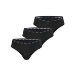 FILA Lot de 3 culottes femme Uni. Coloris disponibles : Noir