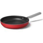 SMEG Poêle diam 28 cm tout feux rouge mat