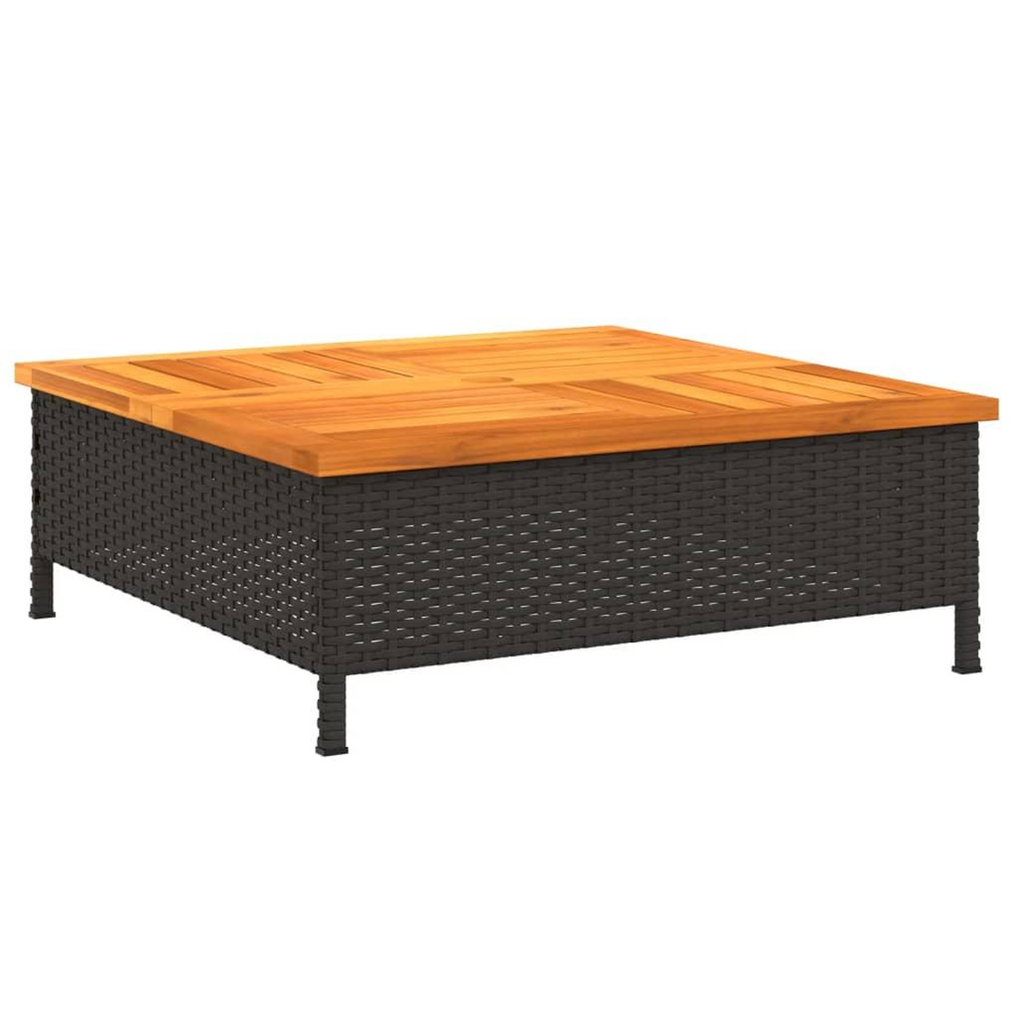 Voir la diapositive 2 : VIDAXL Couvercle de base de parasol noir 70x70x25 cm