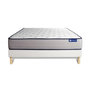 Voir la diapositive 2 : ACTISOM Ensemble matelas Latex et Mémoire de forme ACTILATEX FORM 160x200 cm 5zones de confort + sommier KIT blanc