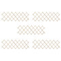 Voir la diapositive 1 : VIDAXL Cloture a treillis 5 pcs Bois de sapin 180x60 cm