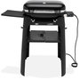Voir la diapositive 1 : Weber Barbecue électrique lumin black stand sur pieds, 49x33 cm