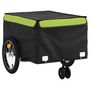 Voir la diapositive 4 : VIDAXL Remorque de vélo noir et vert 45 kg fer