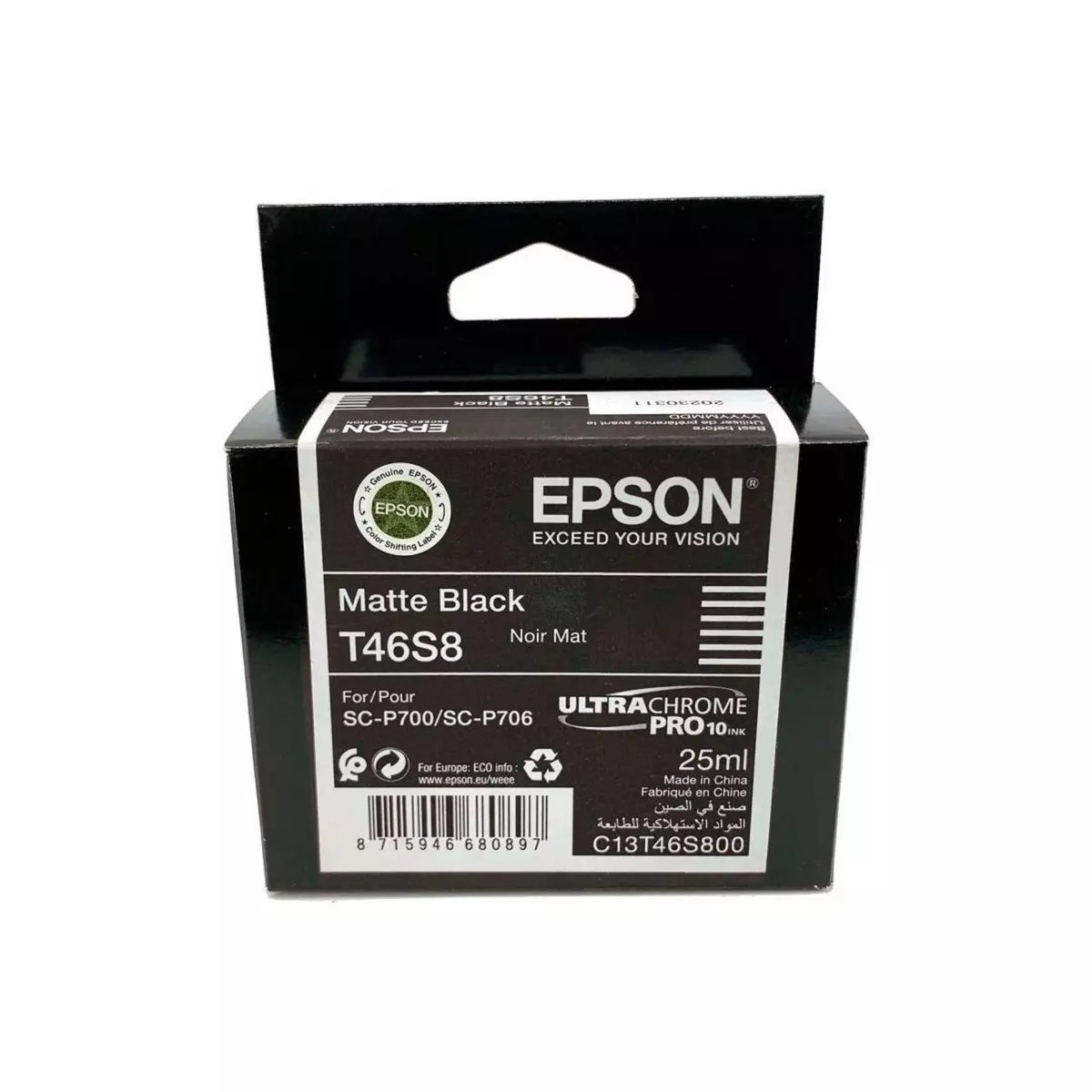 Epson Cartouche d'encre T46S8  Mate Noir