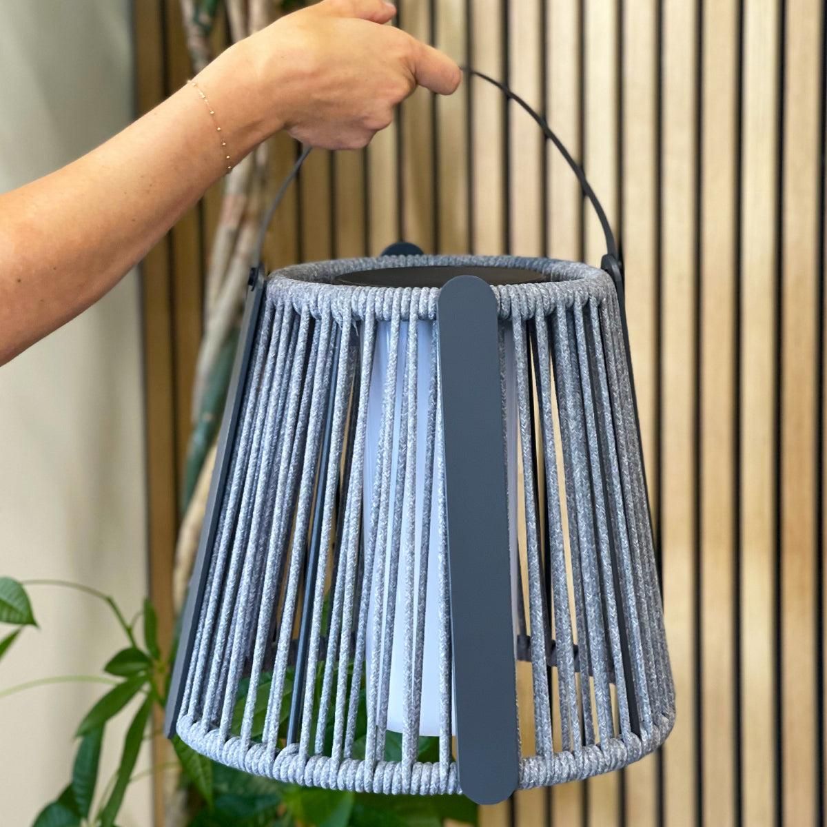 Lumisky Lampadaire solaire RAYGLOW Gris Metal H176cm