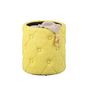 Voir la diapositive 3 : Paris Prix Pouf de Rangement Capitonné  Elio  40cm Jaune