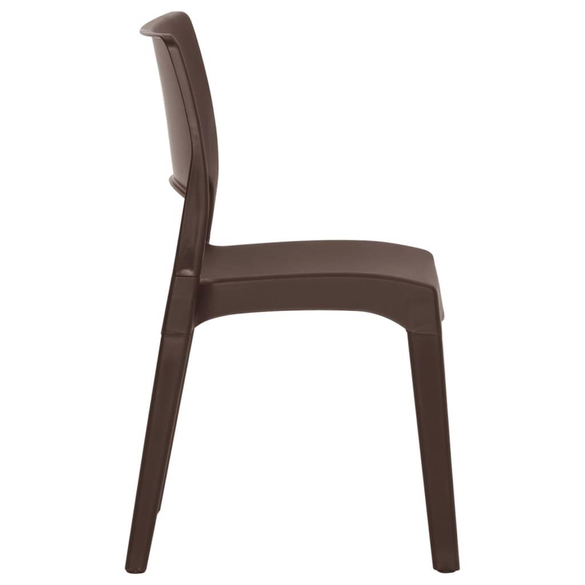 Voir la diapositive 5 : VIDAXL Chaises de jardin lot de 2 Moka Polypropylene