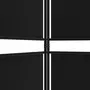 VIDAXL Cloison de separation 6 panneaux Noir 300x220 cm Tissu