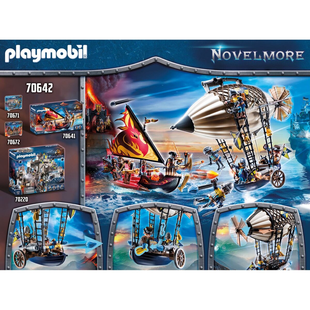 PLAYMOBIL 70642 Novelmore - Aérostat de Dario