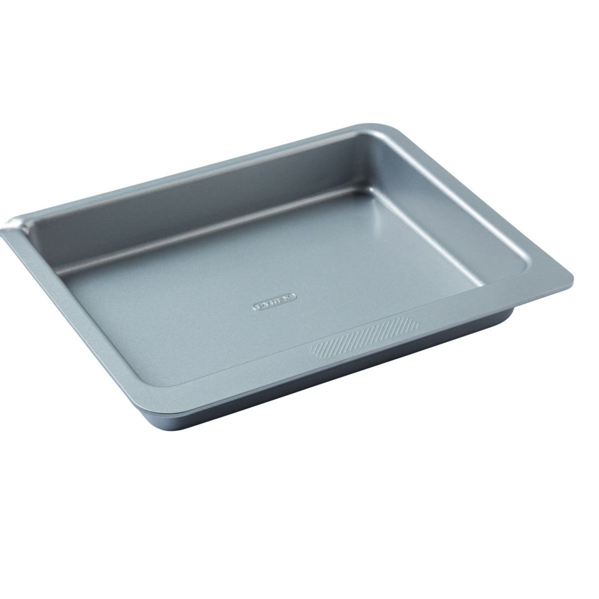 PYREX Plat à four rectangle 30x23cm en métal MAGIC SILVER