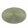 Voir la diapositive 1 : Paris Prix Set de Table Uni  Zebulon  35cm Vert Kaki