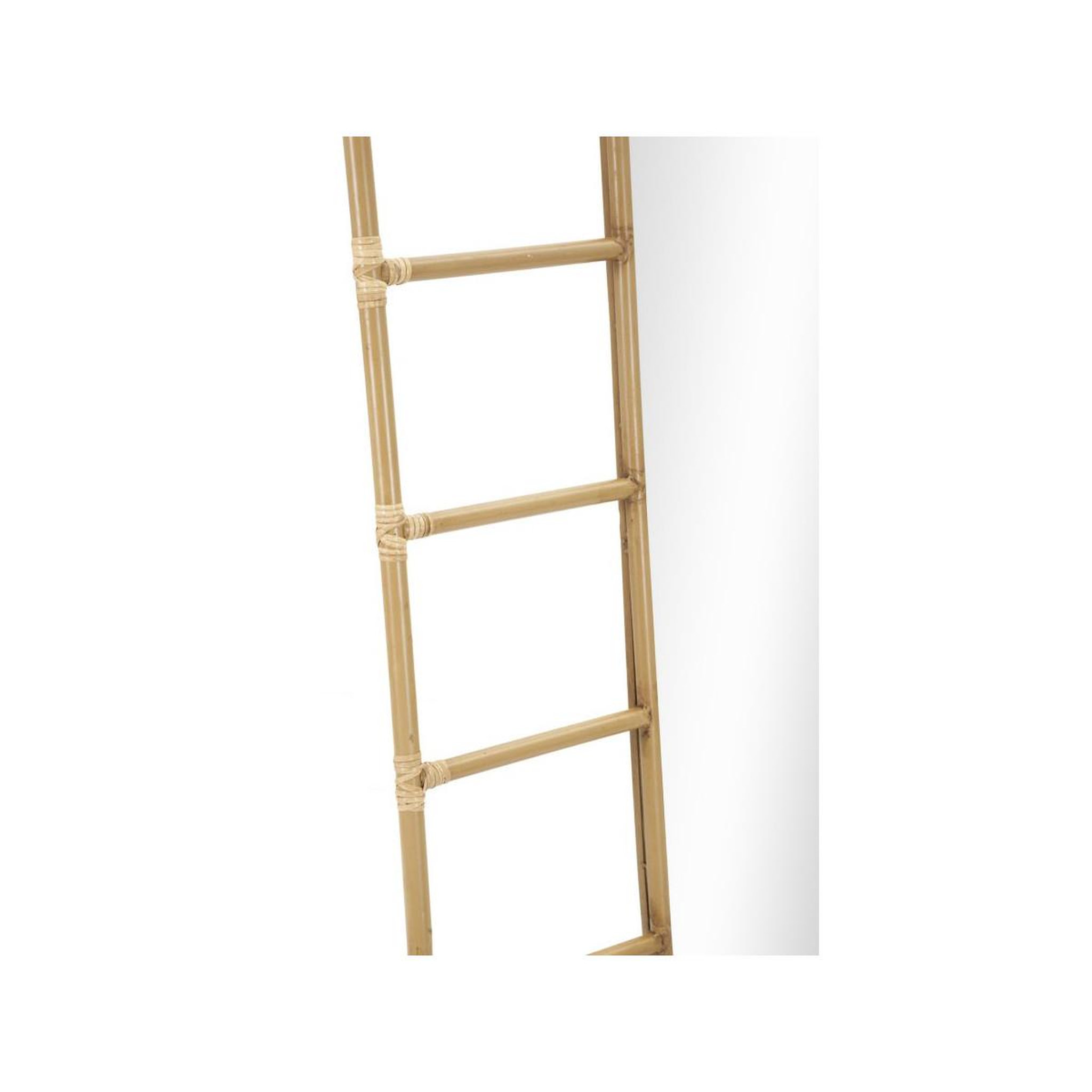 Voir la diapositive 5 : Paris Prix Miroir échelle déco effet rotin  panama  151cm naturel