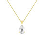 Voir la diapositive 1 : L'ATELIER D'AZUR Collier - Pendentif Or Jaune Zirconium Goutte - Femme