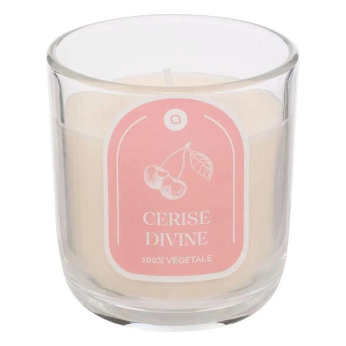 ATMOSPHERA Bougie Parfumée en Verre  Floa  210g Cerise