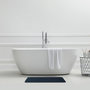Voir la diapositive 2 : GUY LEVASSEUR Tapis de bain uni en polyester 50x80cm