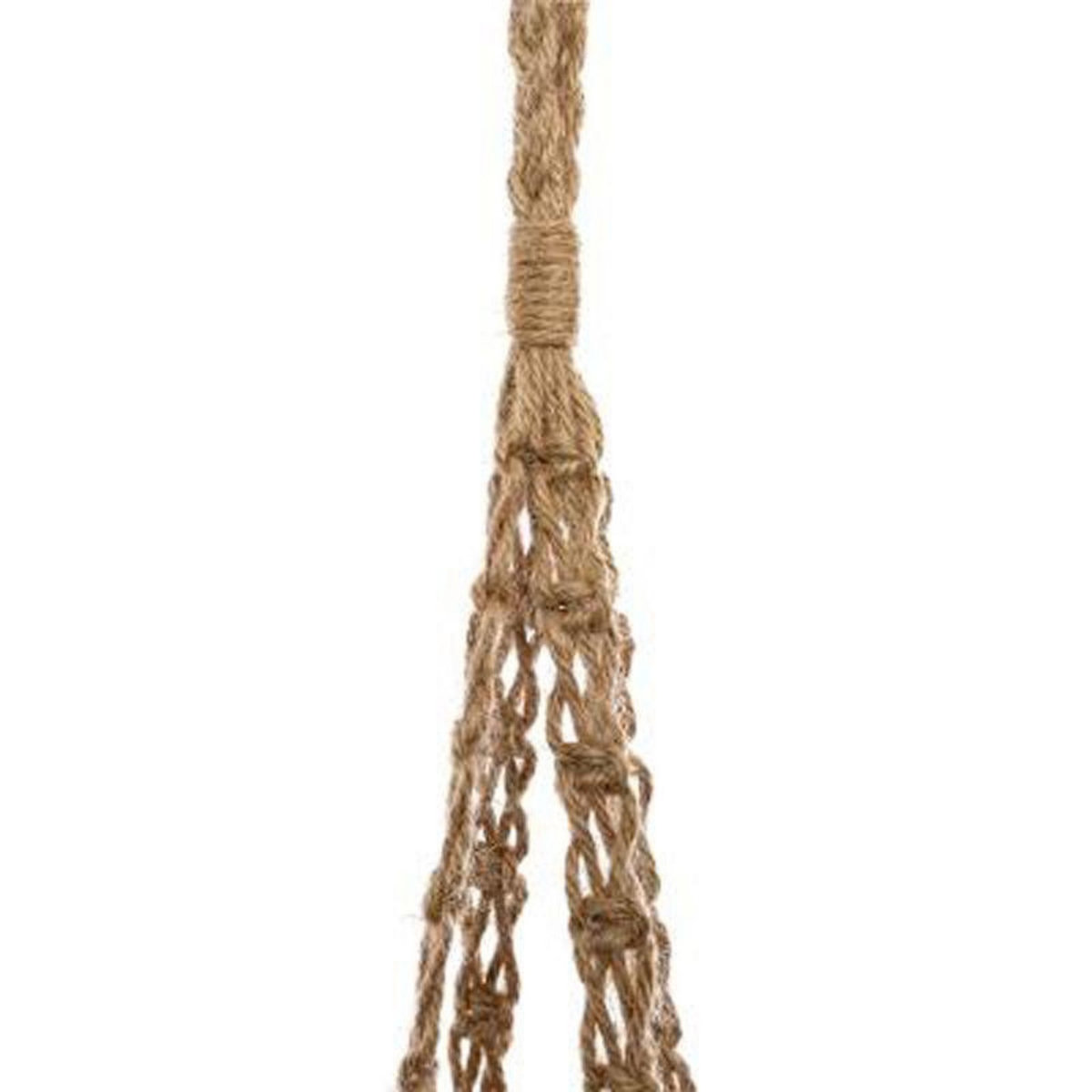  Cache Pot Suspendu  Corde  75cm Naturel