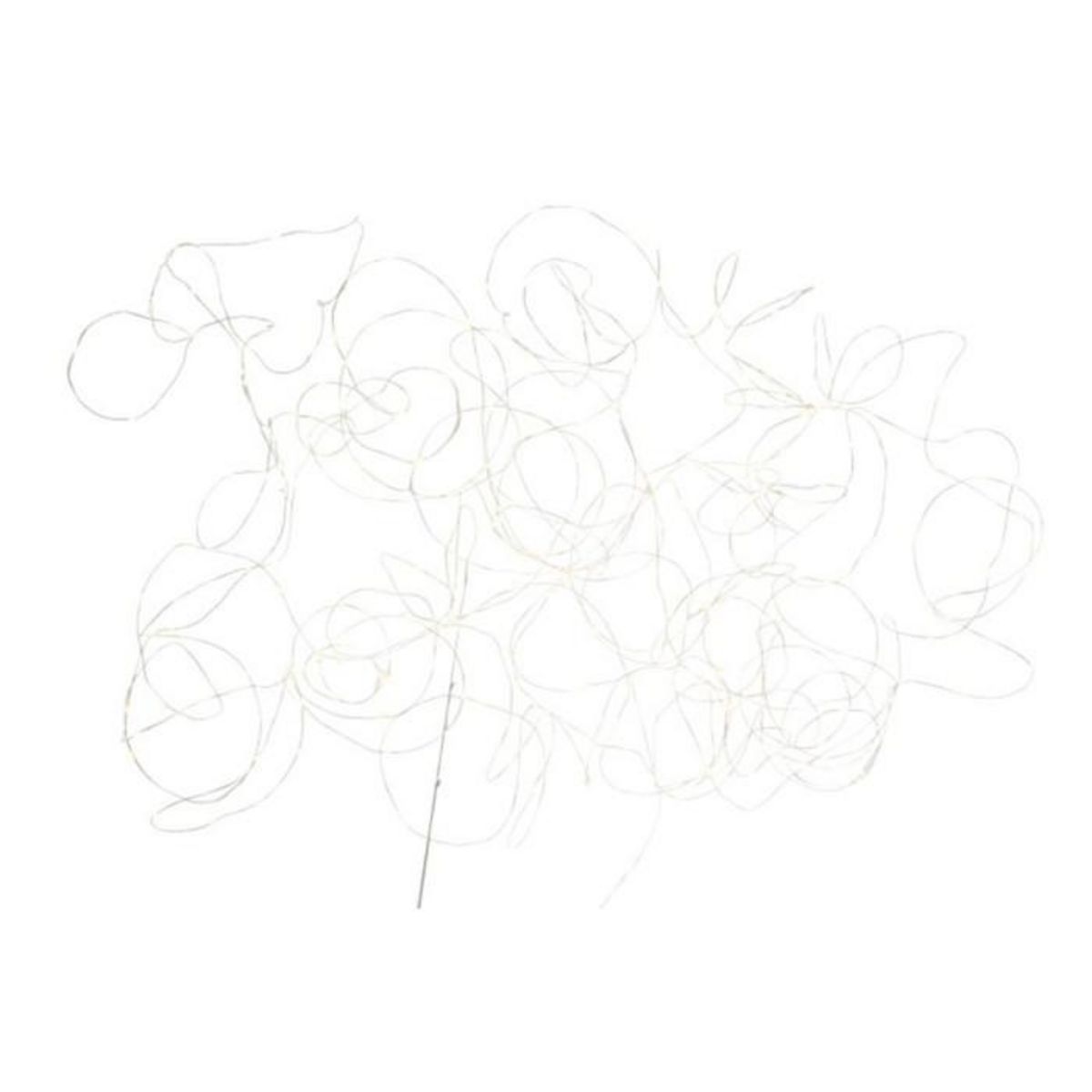 Paris Prix Guirlande Lumineuse  300 Led  18cm Blanc Chaud