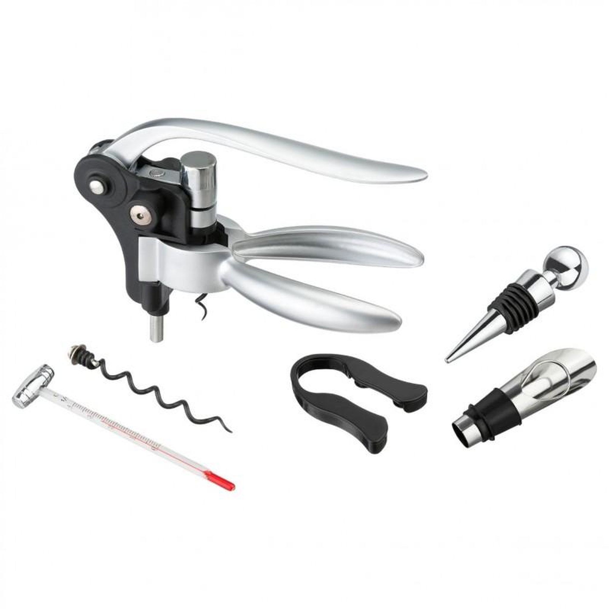 Voir la diapositive 2 :  Mallette 6 Pièces  Sommelier  27cm Argent