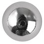 Rayher Perles en plastique, 8 mm ø, argent, boîte 26 pces