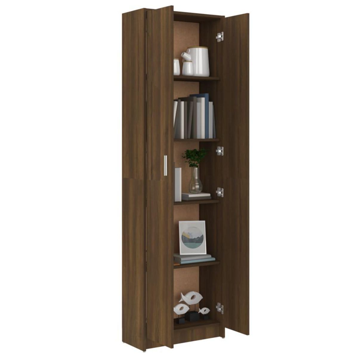 VIDAXL Garde-robe couloir Chene marron 55x25x189 cm Bois d'ingenierie