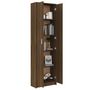 Voir la diapositive 5 : VIDAXL Garde-robe couloir Chene marron 55x25x189 cm Bois d'ingenierie