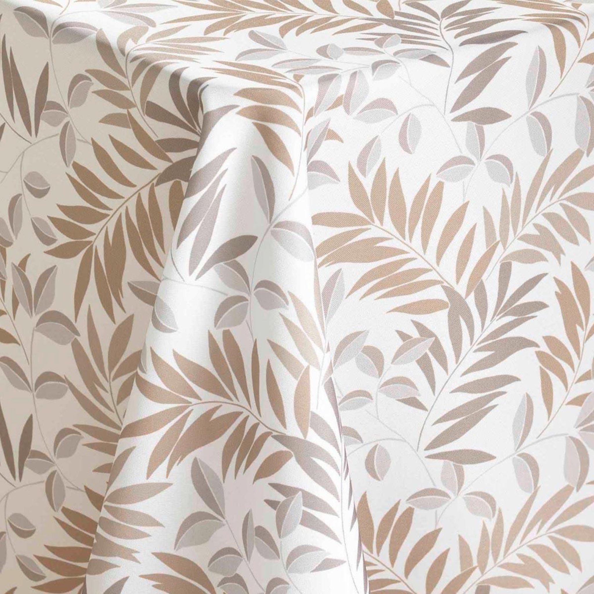 Voir la diapositive 2 : Douceur d'Intérieur Nappe antitache imprimé  nedelia  145x240cm naturel