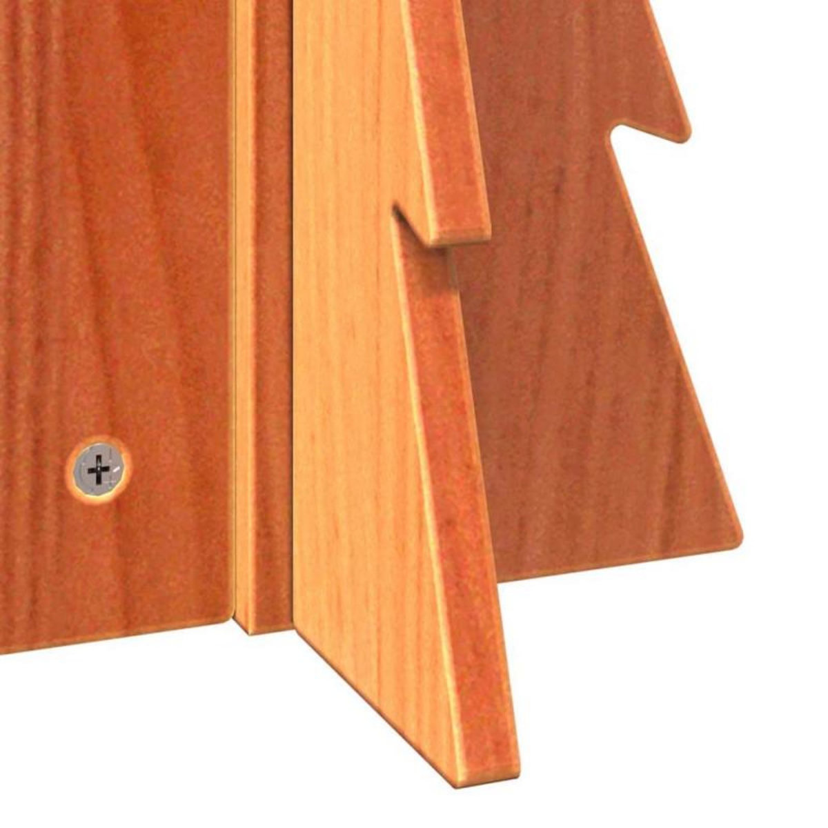 VIDAXL Arbre de Noël en bois pour décoration 49 cm bois de pin massif