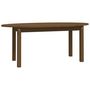 Voir la diapositive 2 : VIDAXL Table basse Marron miel 110x55x45 cm Bois massif de pin