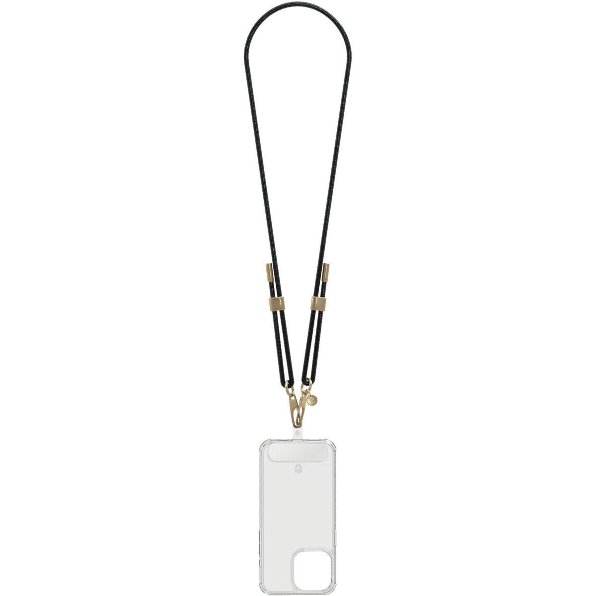 FORCE CASE Bandoulière Cordon Paillette Noir