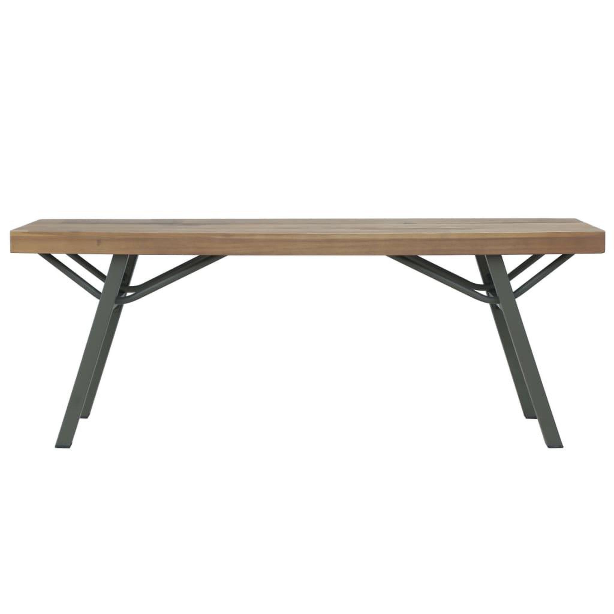 Voir la diapositive 2 : VIDAXL Banc de jardin 120 cm bois d'acacia solide