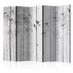 Paris Prix Paravent 5 Volets  Birds on Boards  172x225cm