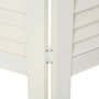 Voir la diapositive 3 : ATMOSPHERA Paravent 3 Panneaux en Bois  Camila  120x170cm Blanc