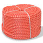Voir la diapositive 1 : VIDAXL Corde torsadee Polypropylene 14 mm 100 m Orange