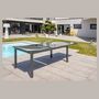 Voir la diapositive 5 : Table de jardin rectangulaire - 10/12 places - Aluminium et plateau en verre - Anthracite - TOLEDE