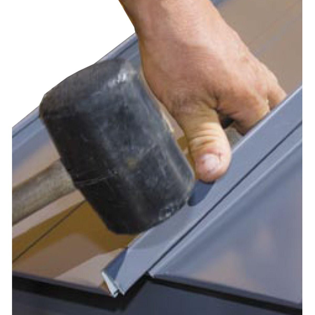 GREEN OUTSIDE Couverture plaques pour abris ISALO - Acier - 10m²