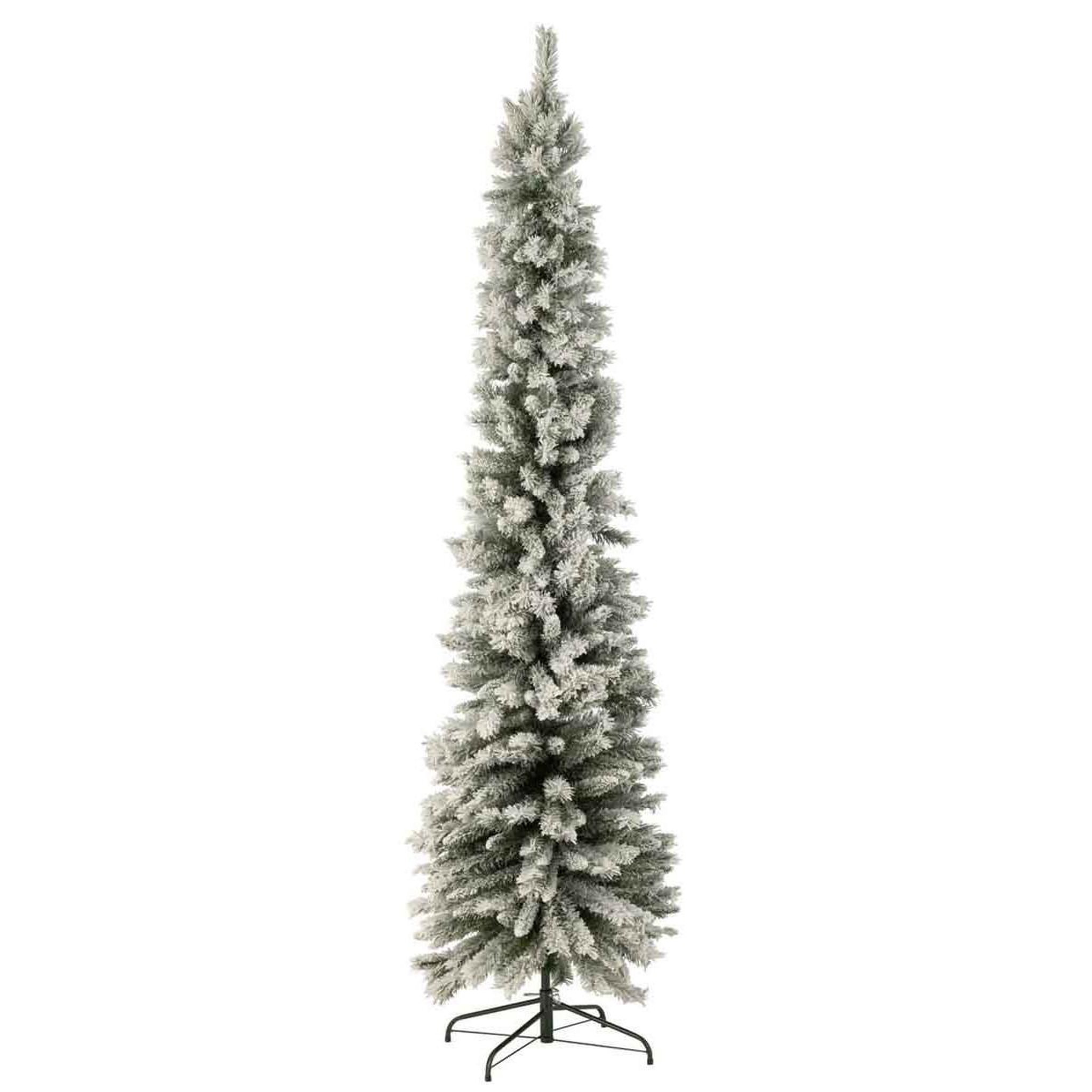 J-LINE Sapin de Noël Enneigé  Christmas  240cm Vert