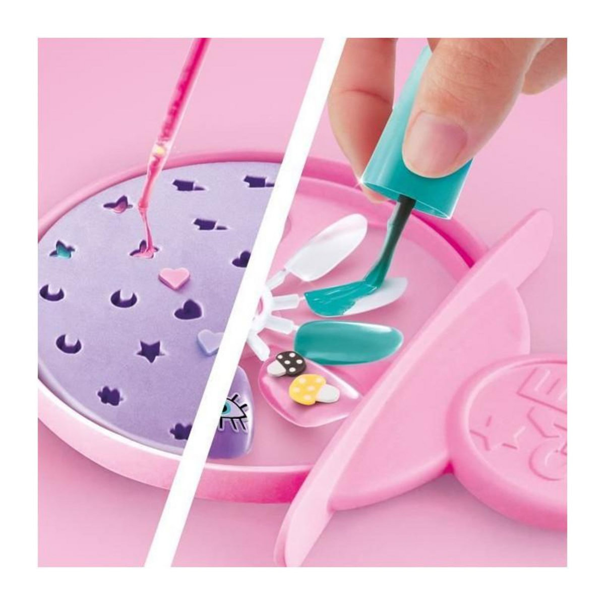 Canal Toys Studio à Ongles Gel Canal Toys Kit manucure rose