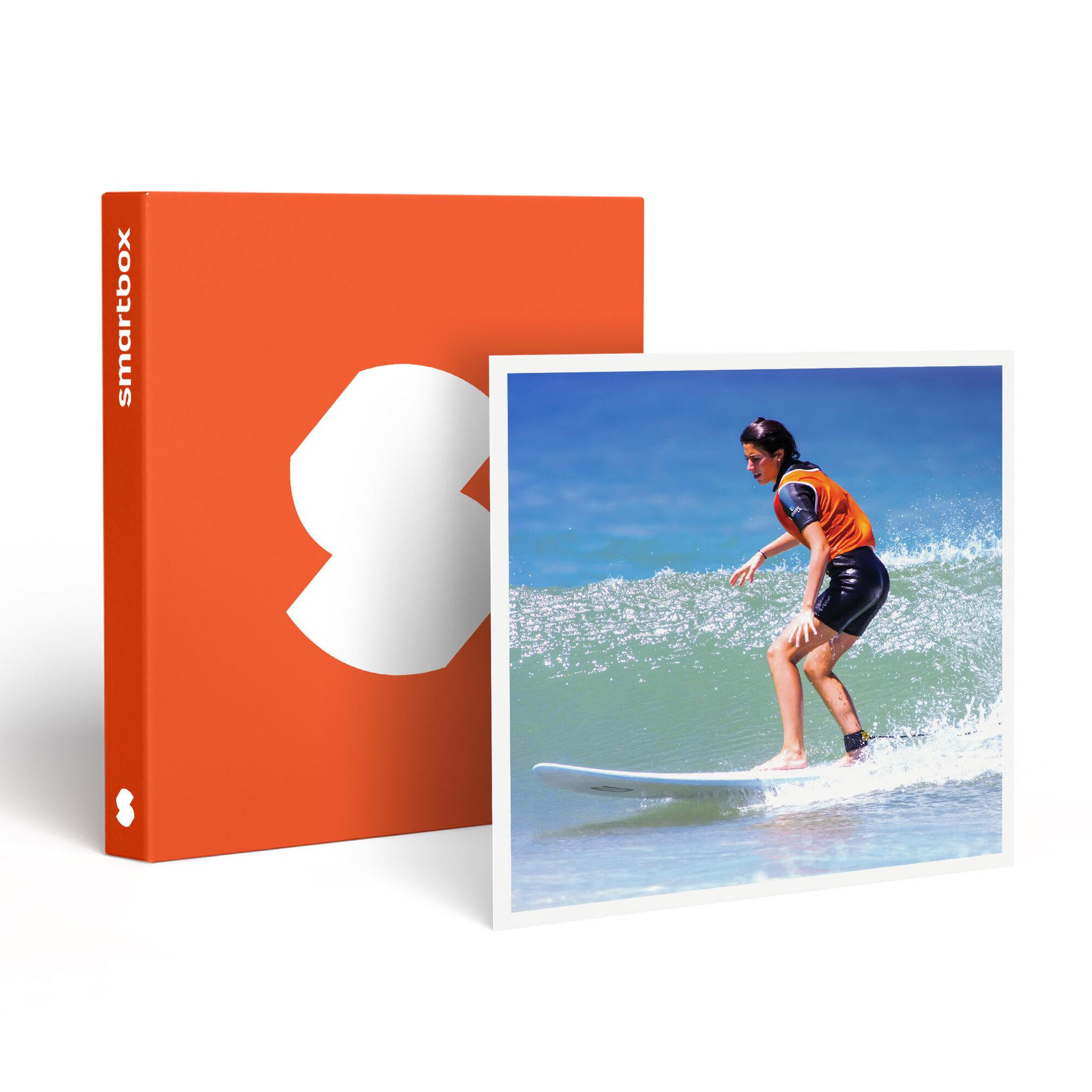 Smartbox 2 cours de surf et 2 jours de location de matériel dans les landes - coffret cadeau sport & aventure